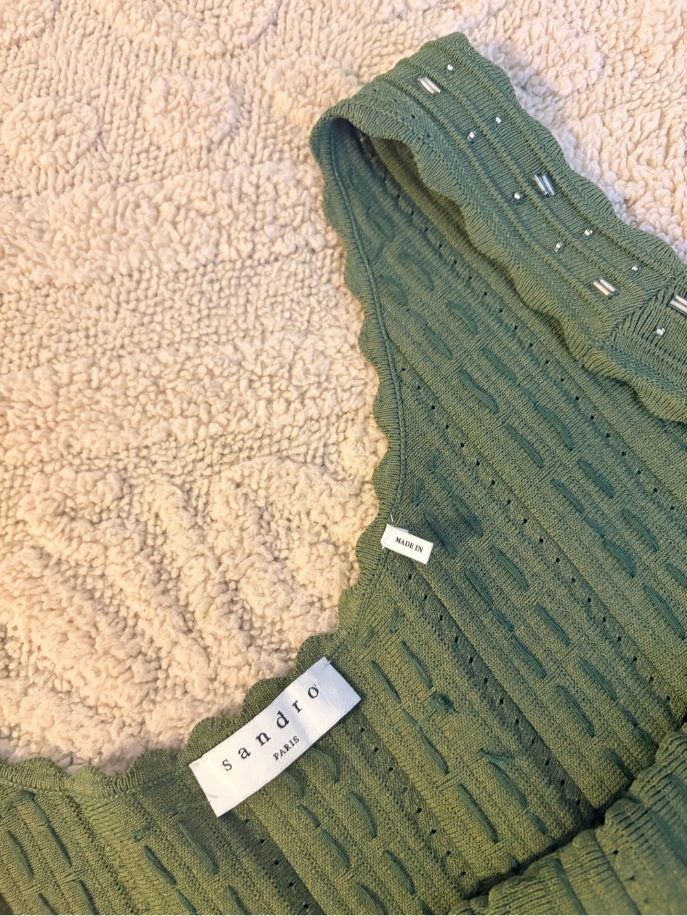 Sandro Paris Olive Mini Dress